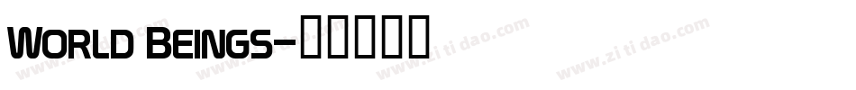 World Beings字体转换